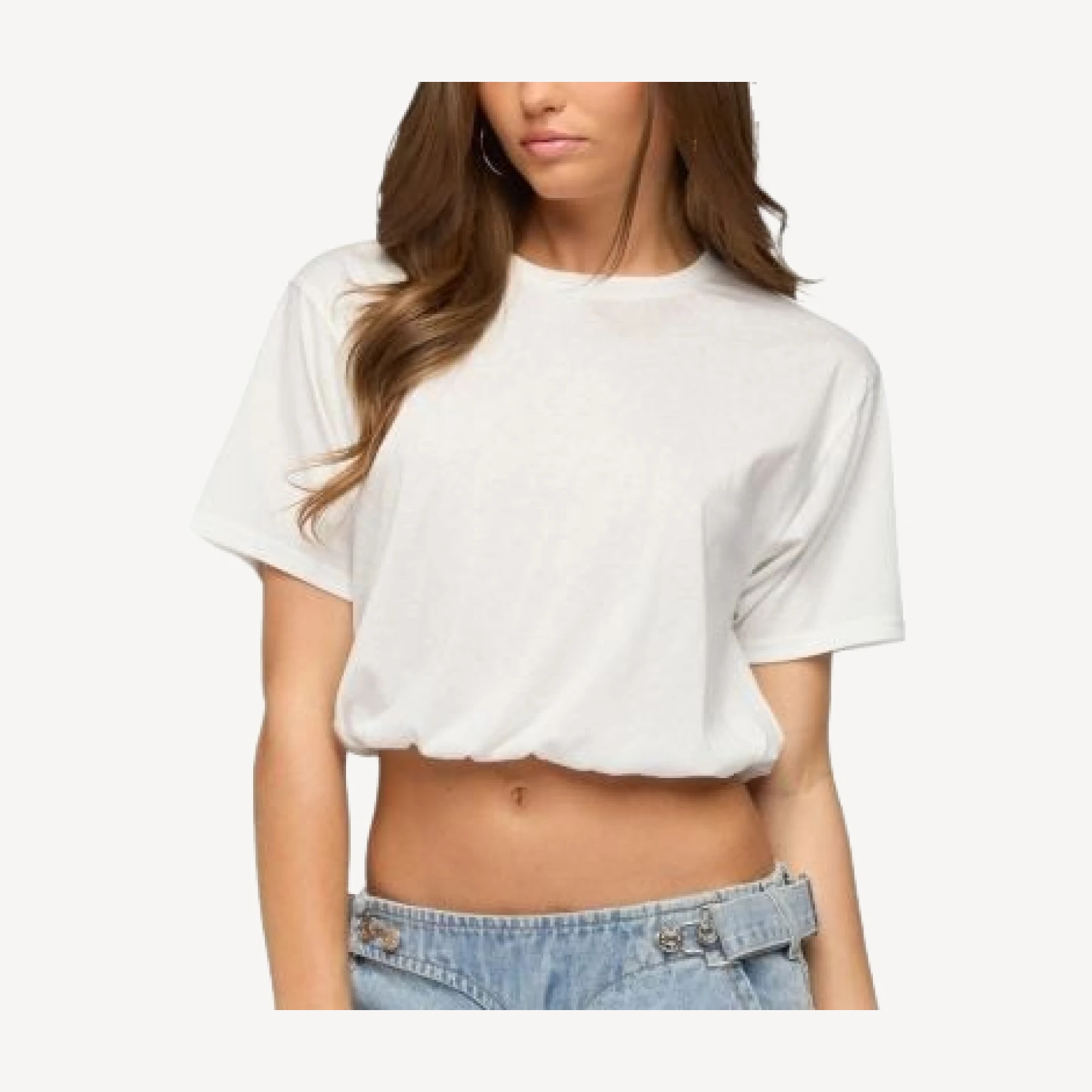 Edikted Raina Bubble T Shirt