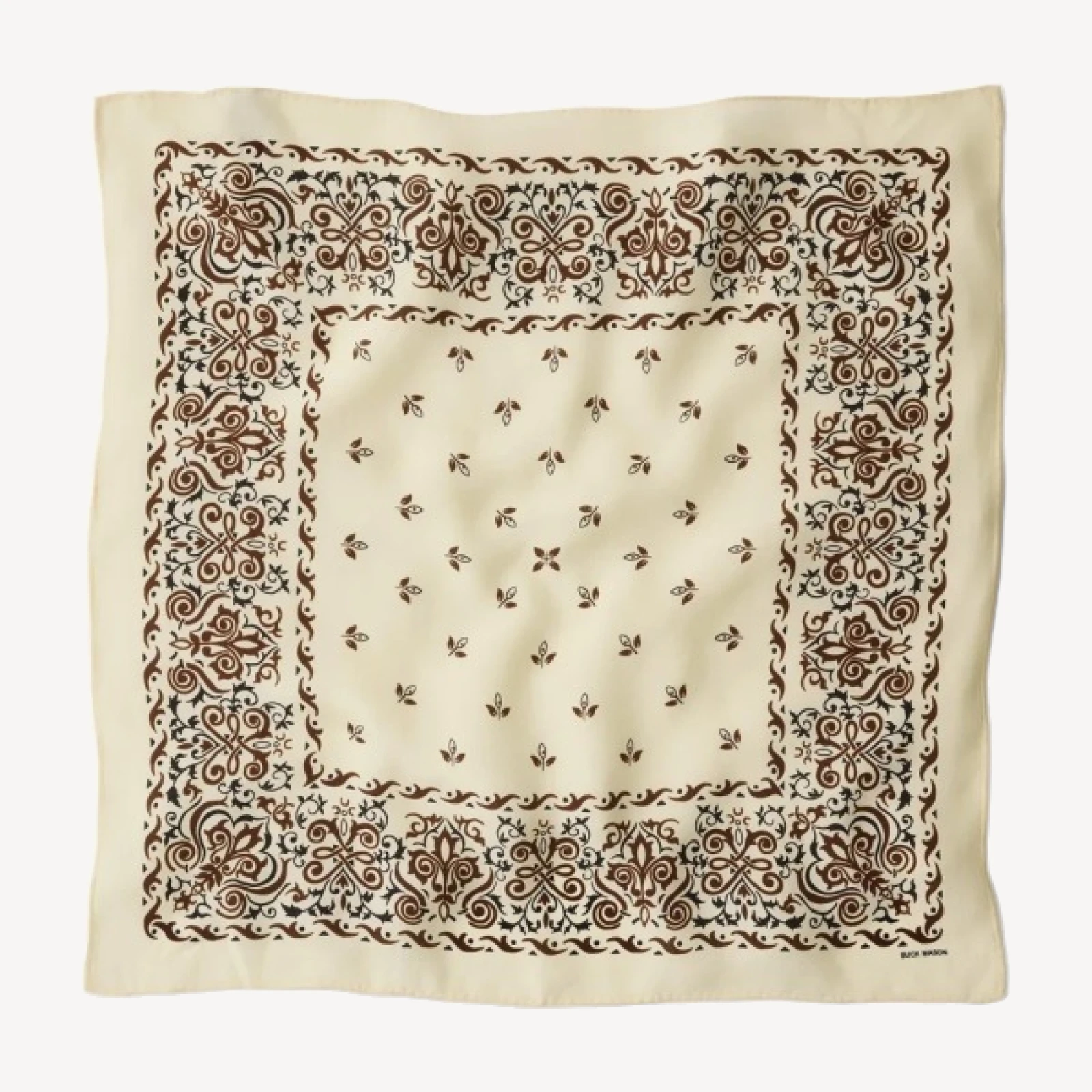 Sand / Brown Silverado Silk Bandana