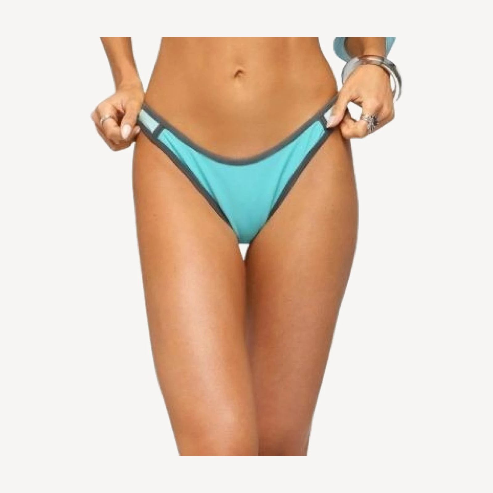 Edikted Adrie Contrast Bikini Bottom