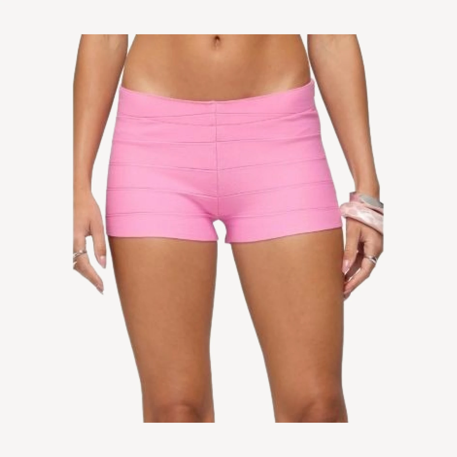 Edikted Ianthe Knit Bandage Shorts