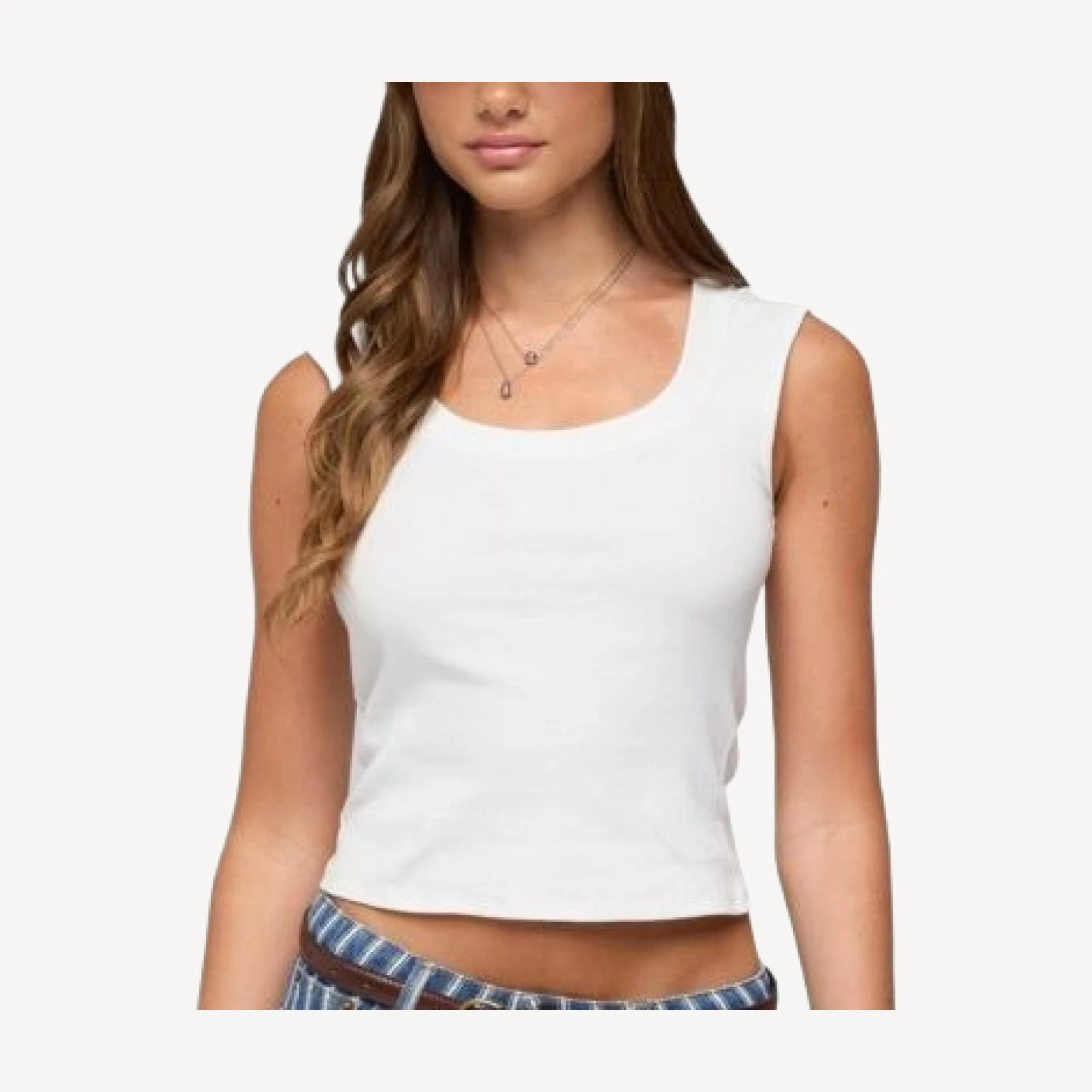 Edikted Yoonchae Scoop Neck Top