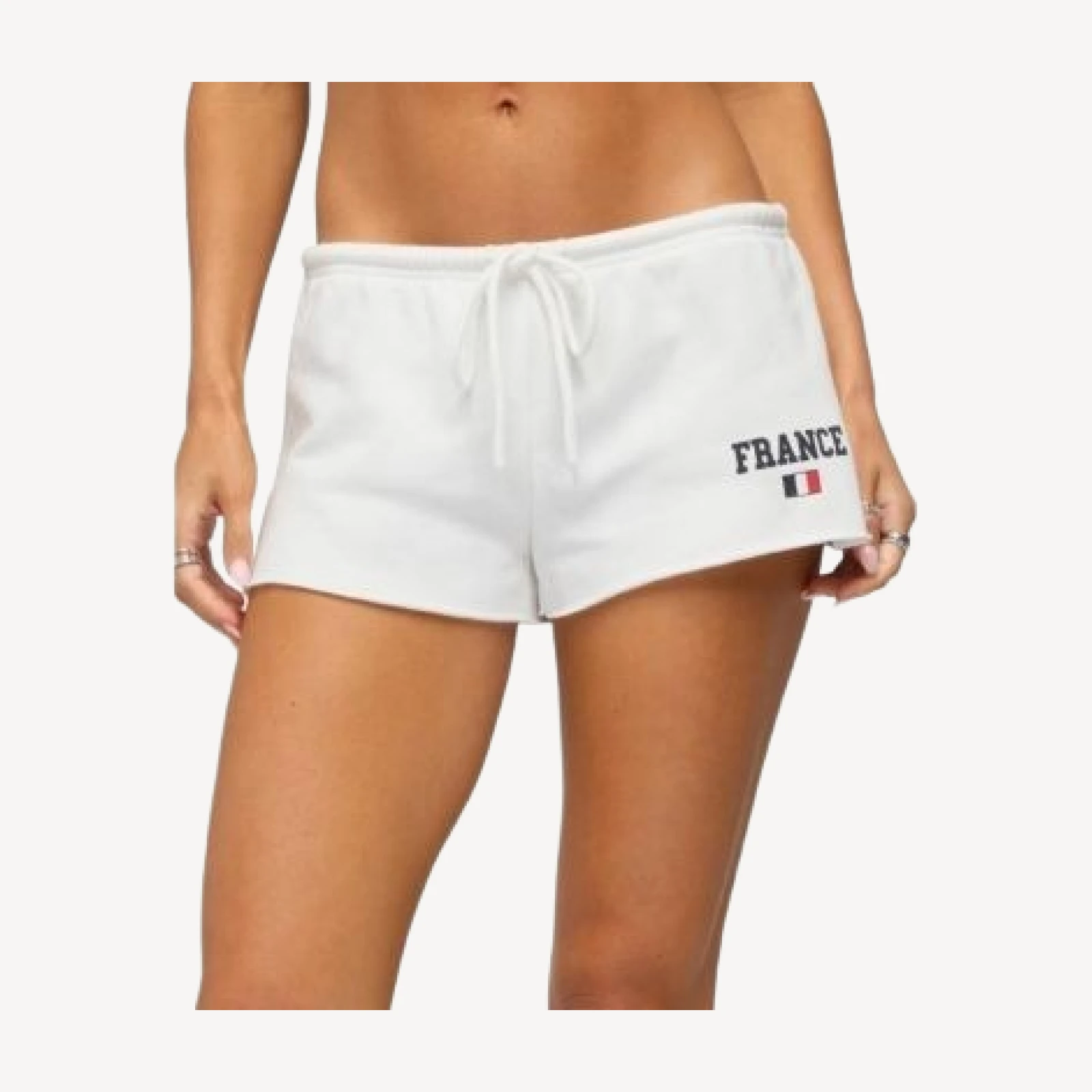Edikted France Low Rise Micro Shorts