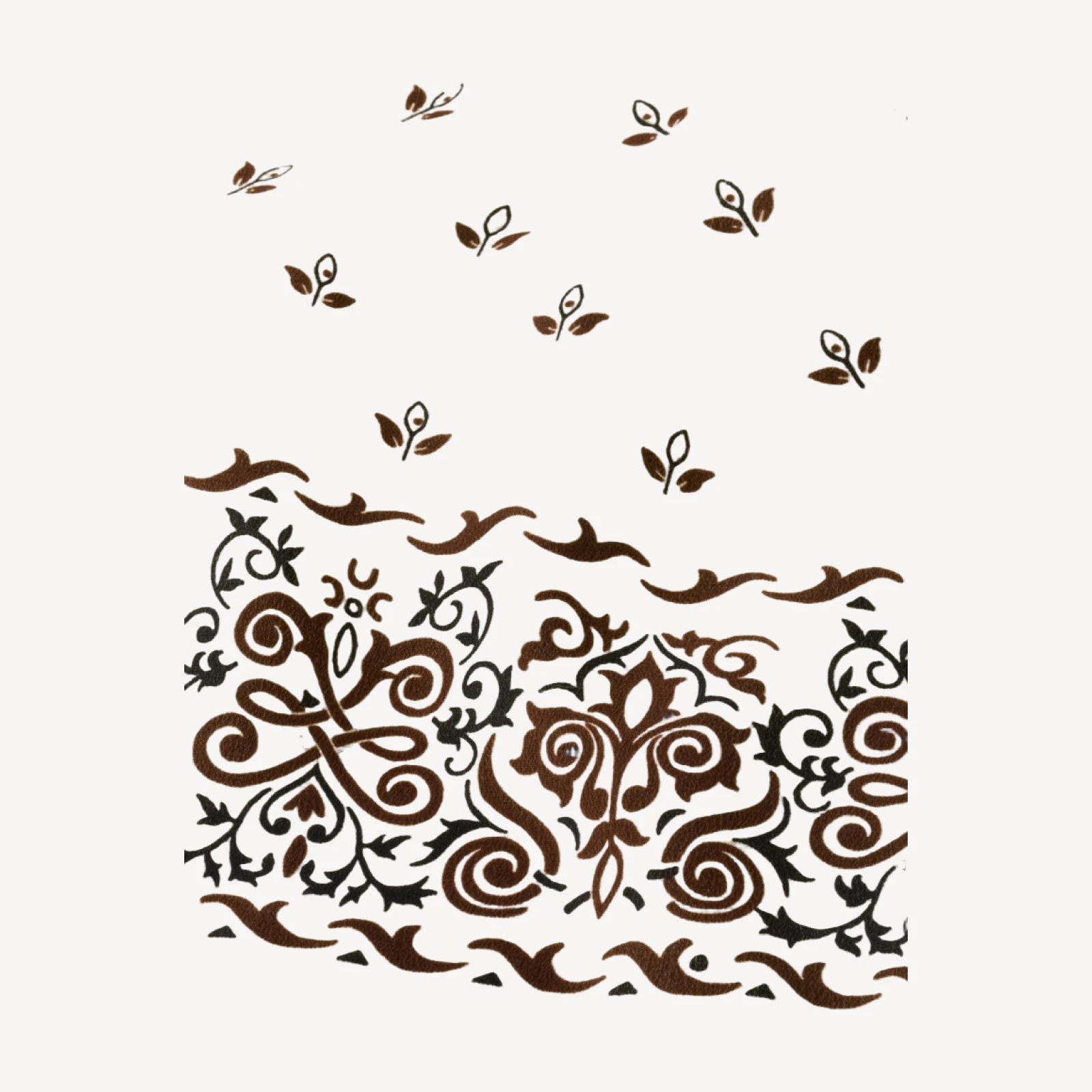 Sand / Brown Silverado Silk Bandana