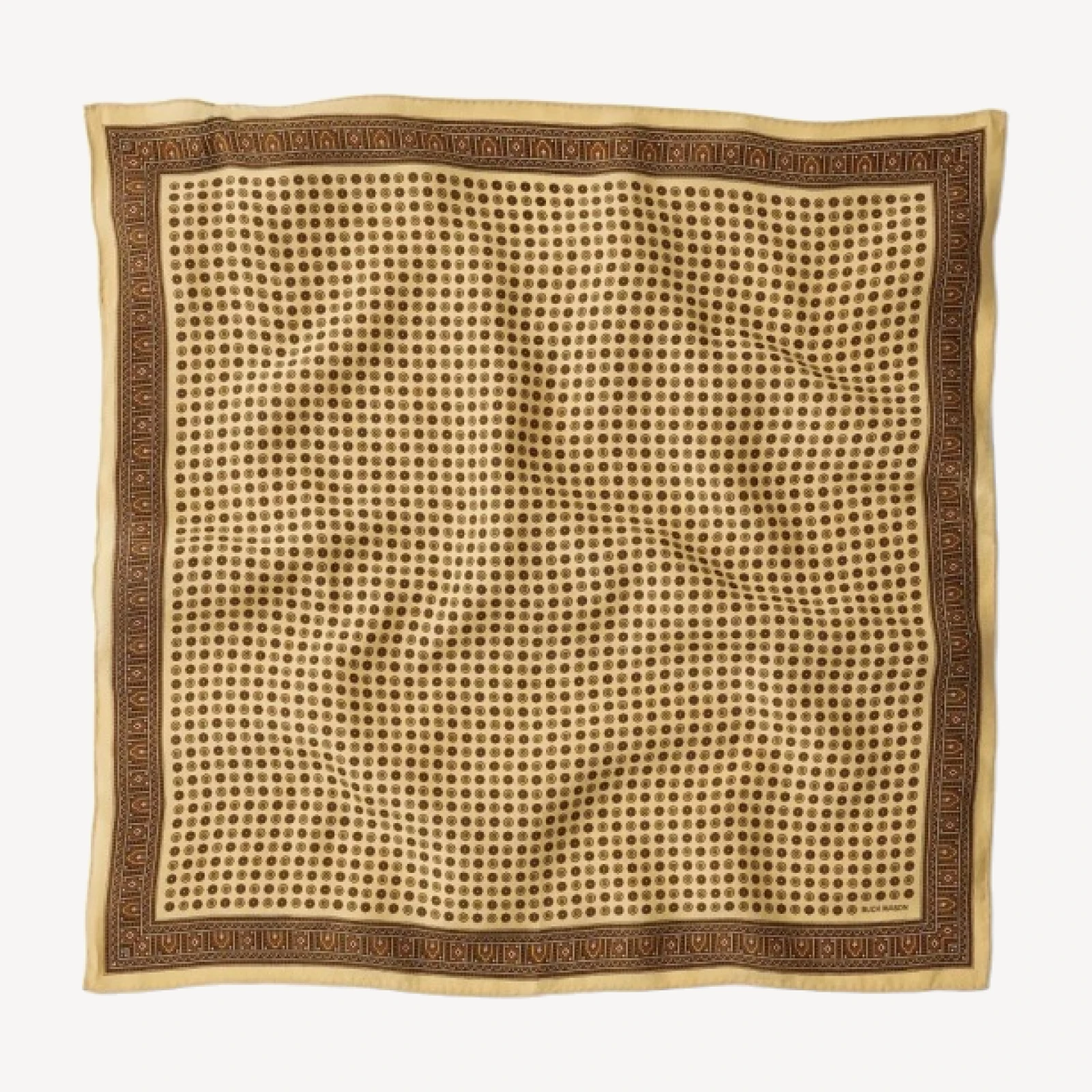 Vintage Yellow Silverado Silk Bandana