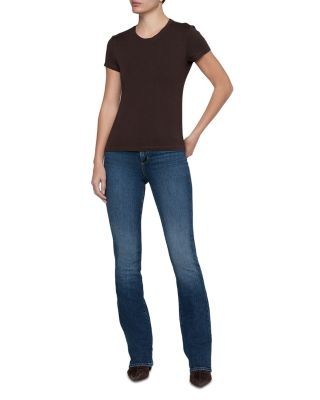 L'Agence Ressi Short Sleeve Crewneck Tee