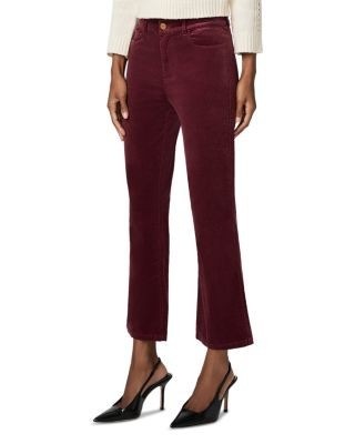 Paige Mason High Rise Ankle Bootcut Jeans in Pinot