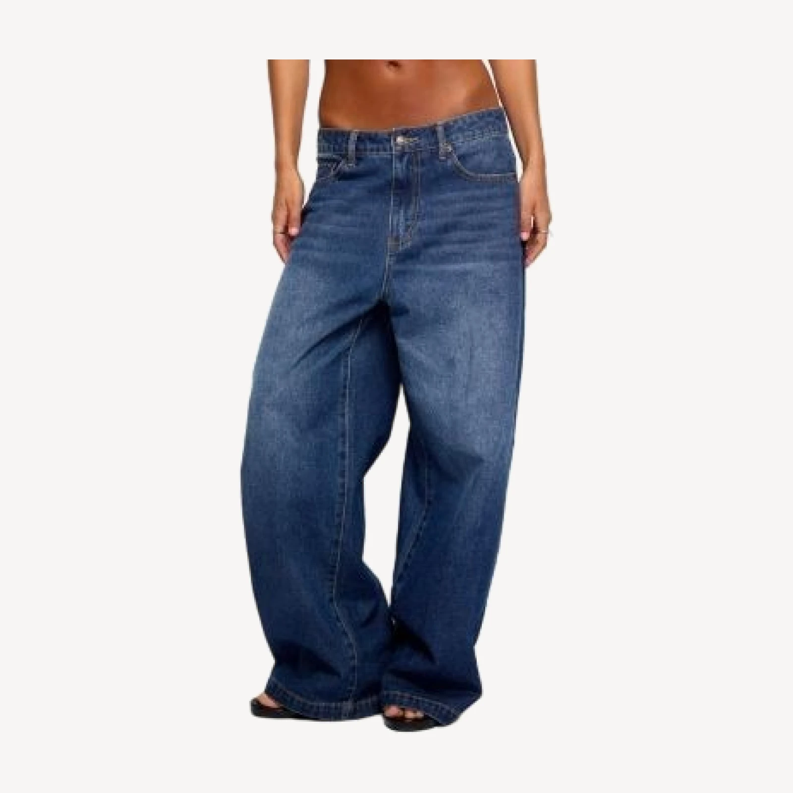 Edikted Nichol Low Rise Baggy Jeans