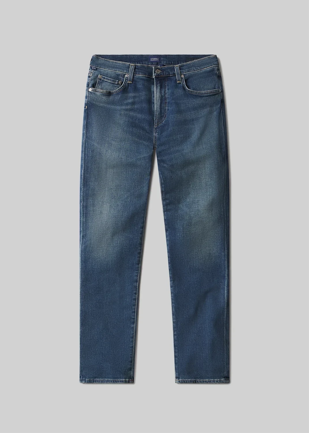 Gage Slim Straight Cashmere Denim in Cyrus