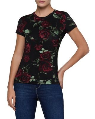 L'Agence Ressi Printed Crewneck Tee
