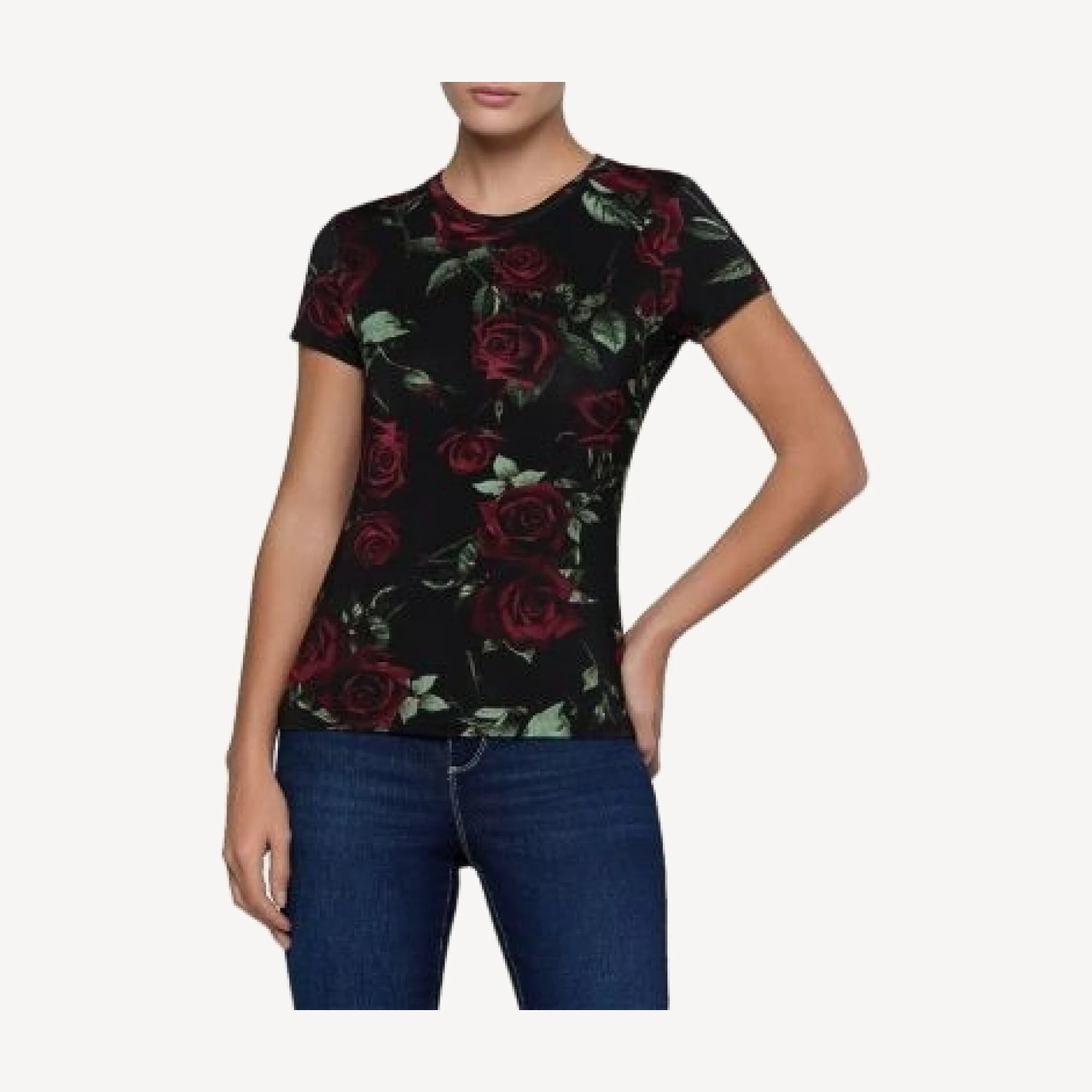 L'Agence Ressi Printed Crewneck Tee