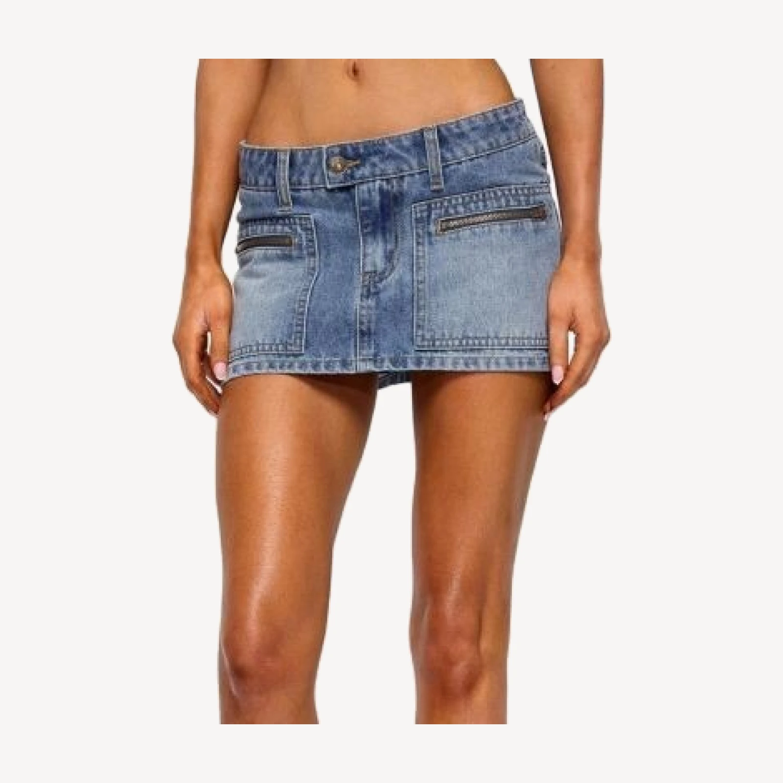 Edikted Verena Zip Pocket Micro Skort