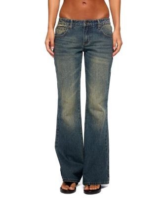 Edikted Shirili Low Rise Flared Jeans
