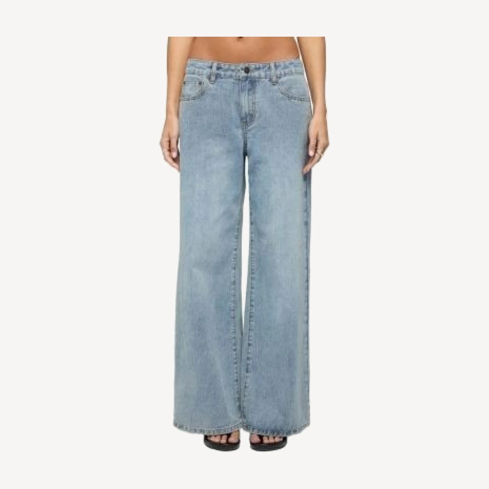 Edikted Darynne Low Rise Baggy Jeans
