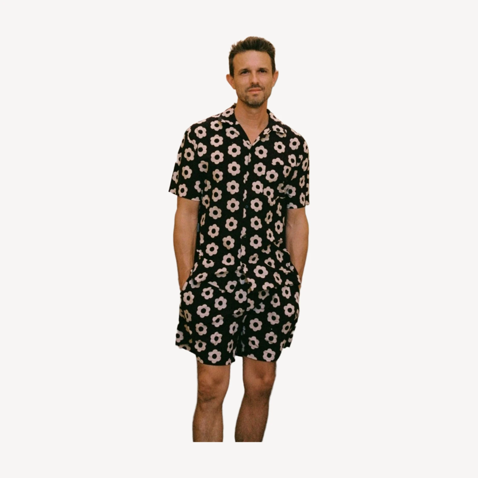 The Pedro Short Sleeve Shirt | Noir Daisy