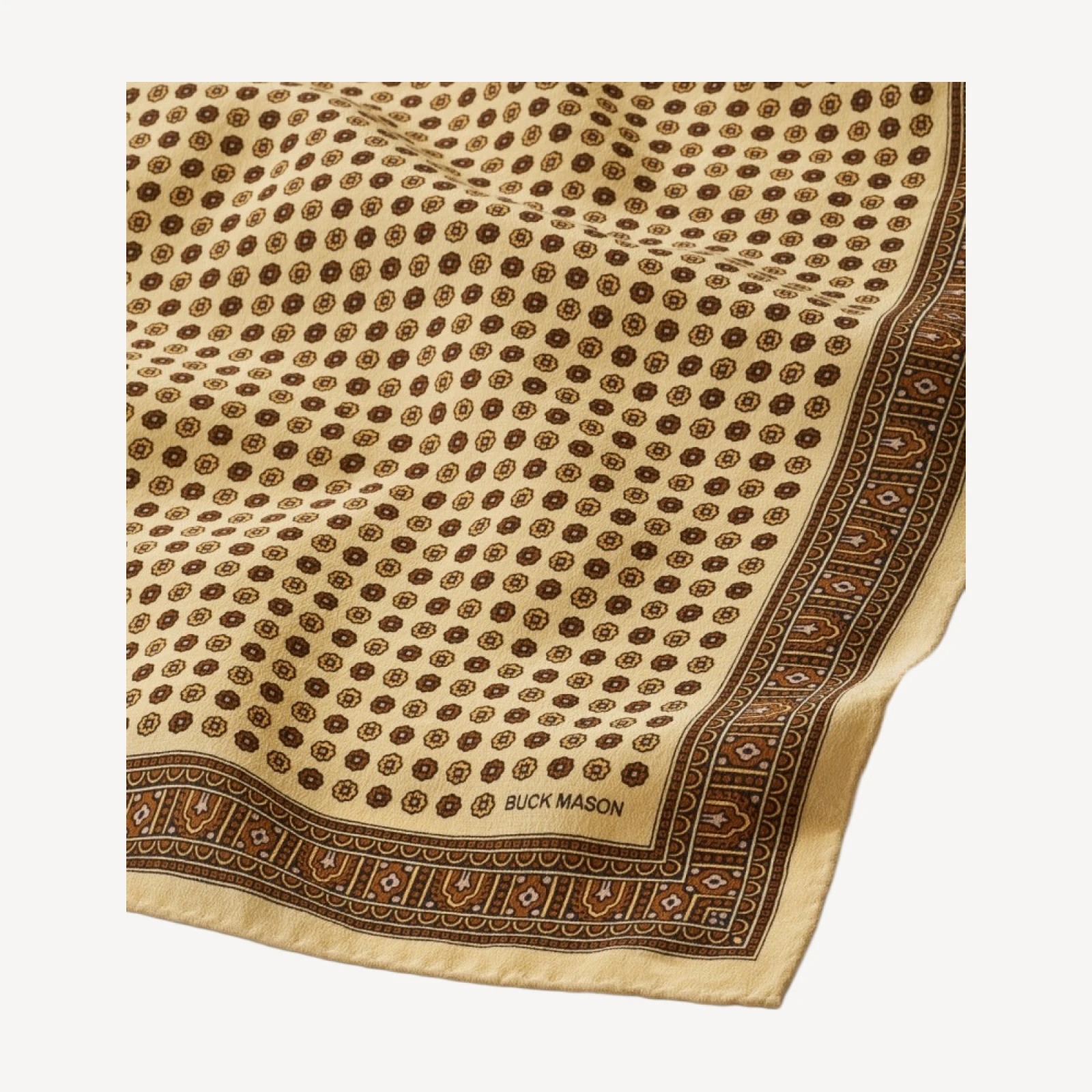 Vintage Yellow Silverado Silk Bandana