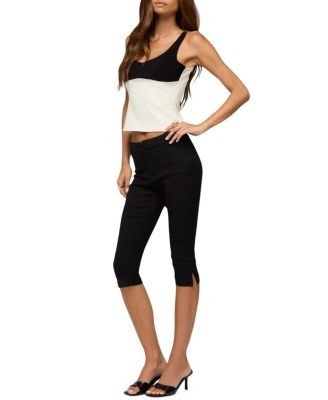 Edikted Clarinda Contrast Woven Tank Top