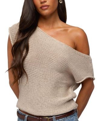 Edikted Naamo Off Shoulder Knit Top
