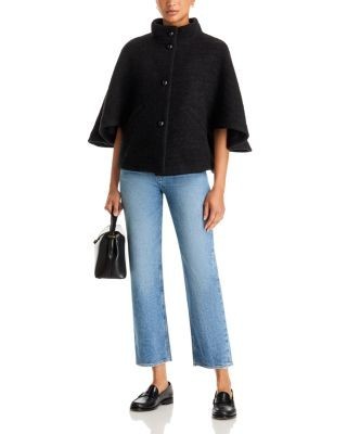 Paige Alberta 3/4 Sleeve Cape Coat