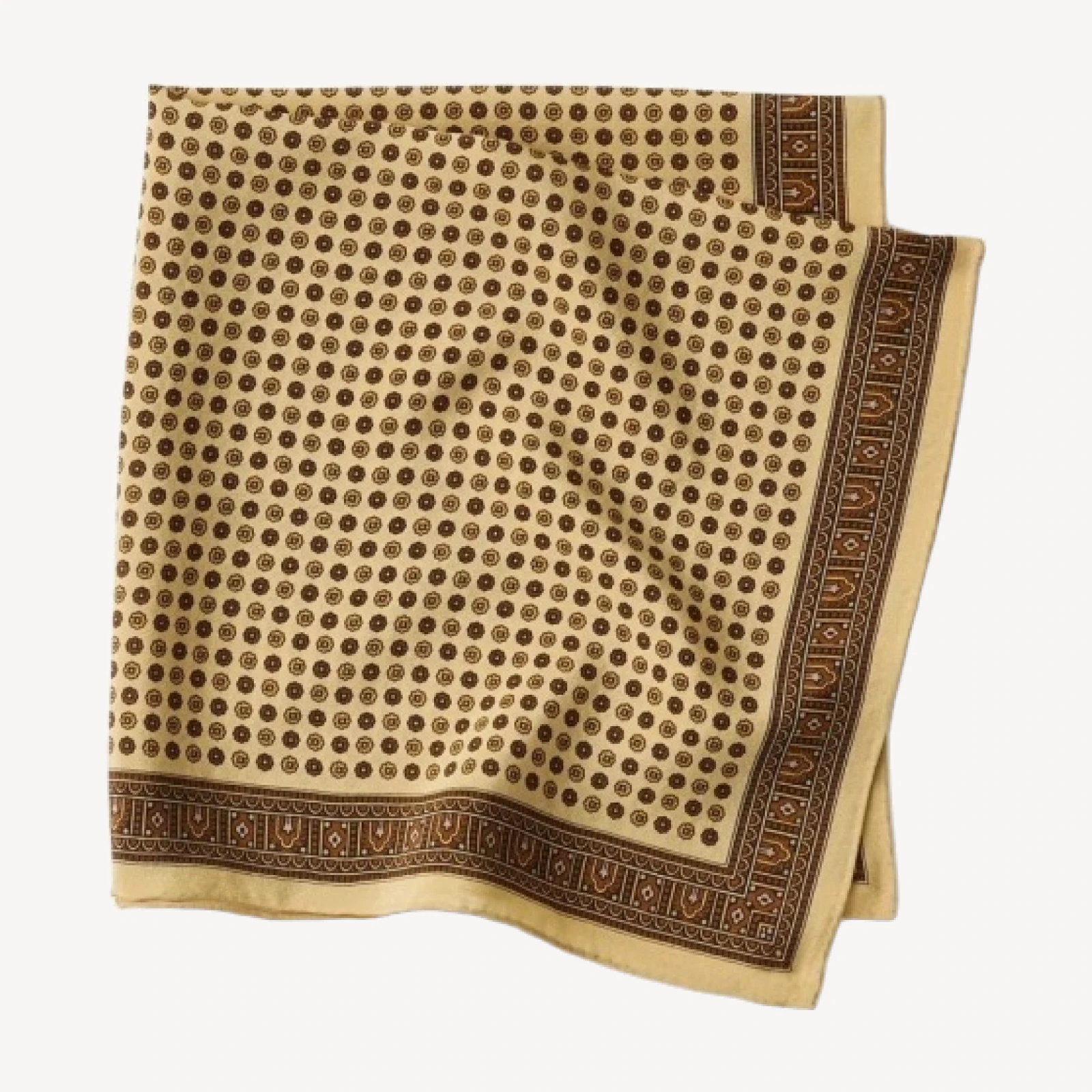 Vintage Yellow Silverado Silk Bandana