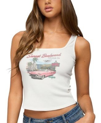 Edikted Sunset Boulevard Tank Top