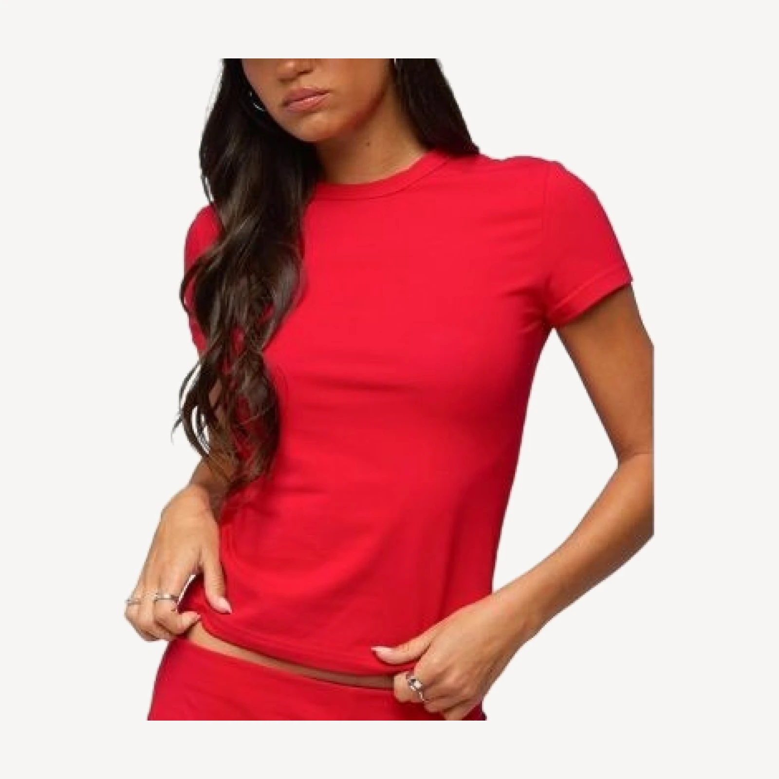 Edikted Briony Fitted T Shirt