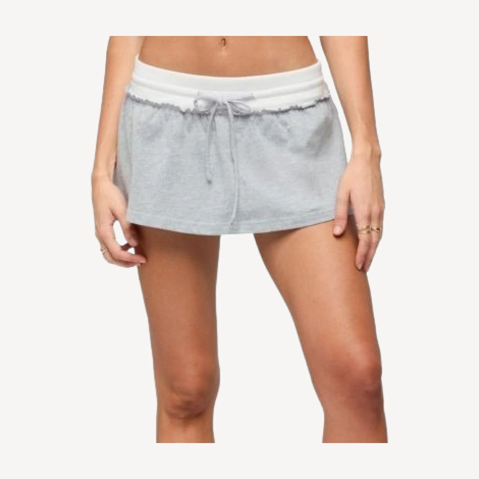 Edikted Tenney Contrast Flared Mini Skort
