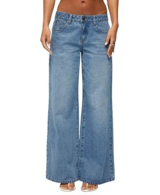 Edikted Uk Cutie Low Rise Baggy Jeans