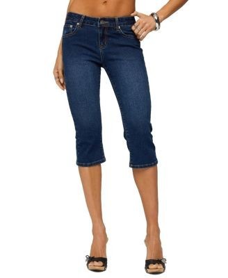Edikted Fifer Low Rise Capri Jeans