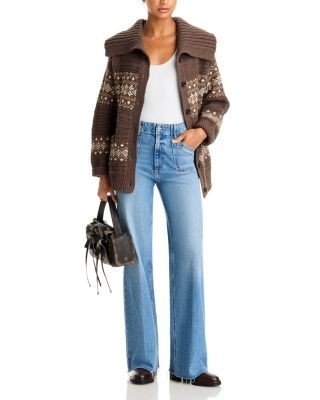 Paige Dakar Wool Blend Shawl Collar Cardigan