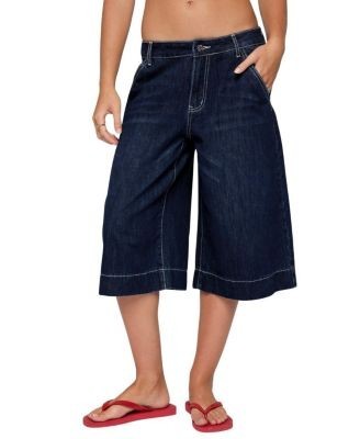 Edikted Letty Low Rise Denim Bermuda Shorts