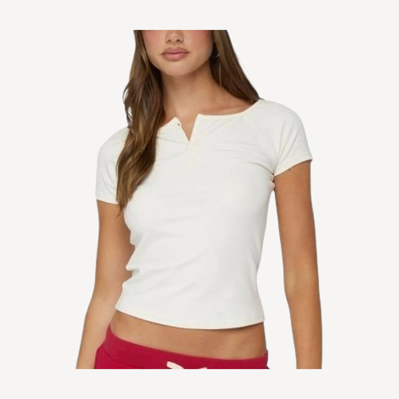Edikted Renique Henley T Shirt