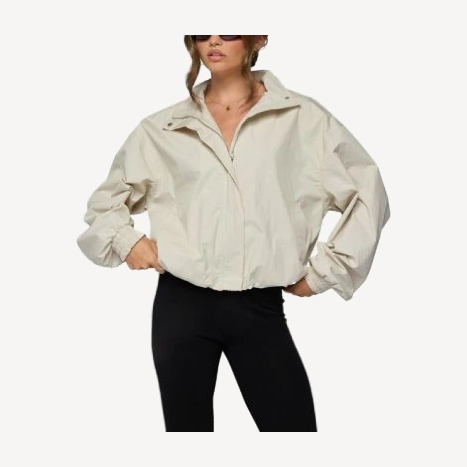 Edikted Rooney High Neck Jacket