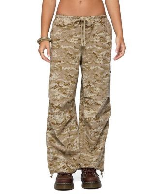 Edikted Demey Camo Baggy Pants