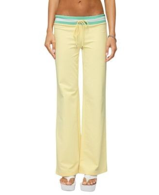 Edikted Clioh Contrast Waist Sweatpants