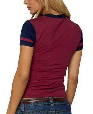 Edikted Sophiah Contrast T Shirt