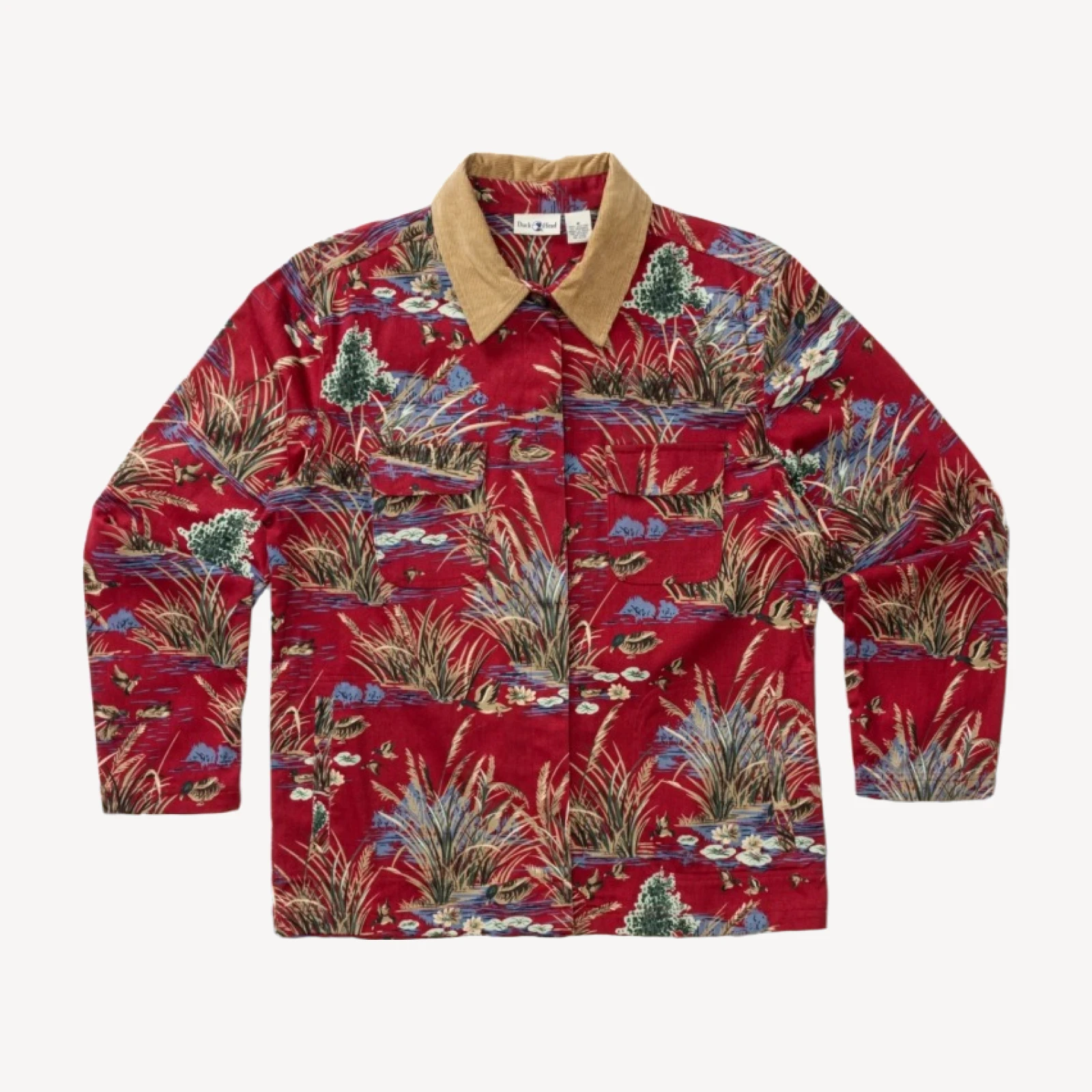 Mallard Print Jacket M - Duck Head Vintage