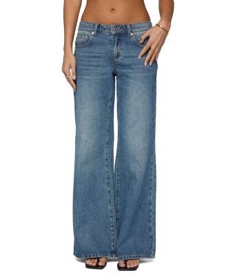 Edikted Casta Heart Low Rise Baggy Jeans