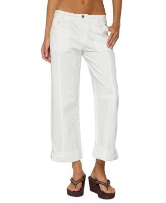 Edikted Odettia Sheer Cotton Pants