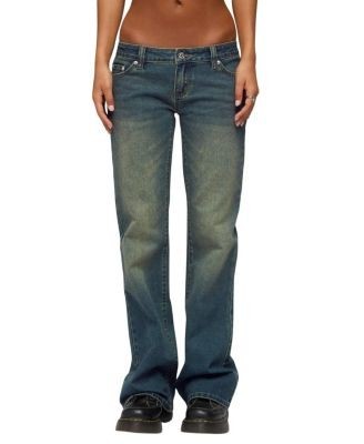 Edikted Moonie Low Rise Bootcut Jeans