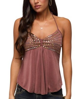 Edikted Ivana Studded Halter Top