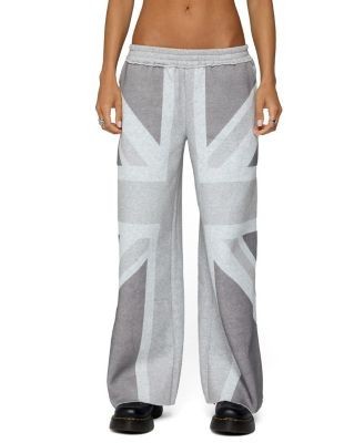 Edikted London Rush Wide Leg Sweatpants
