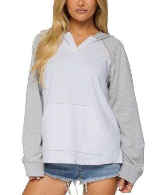 Edikted Jozie Contrast Raglan French Terry Hoodie