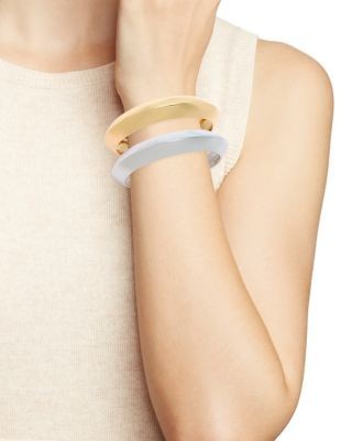 Aqua Bangle Bracelets, Set of 2 - Exclusive