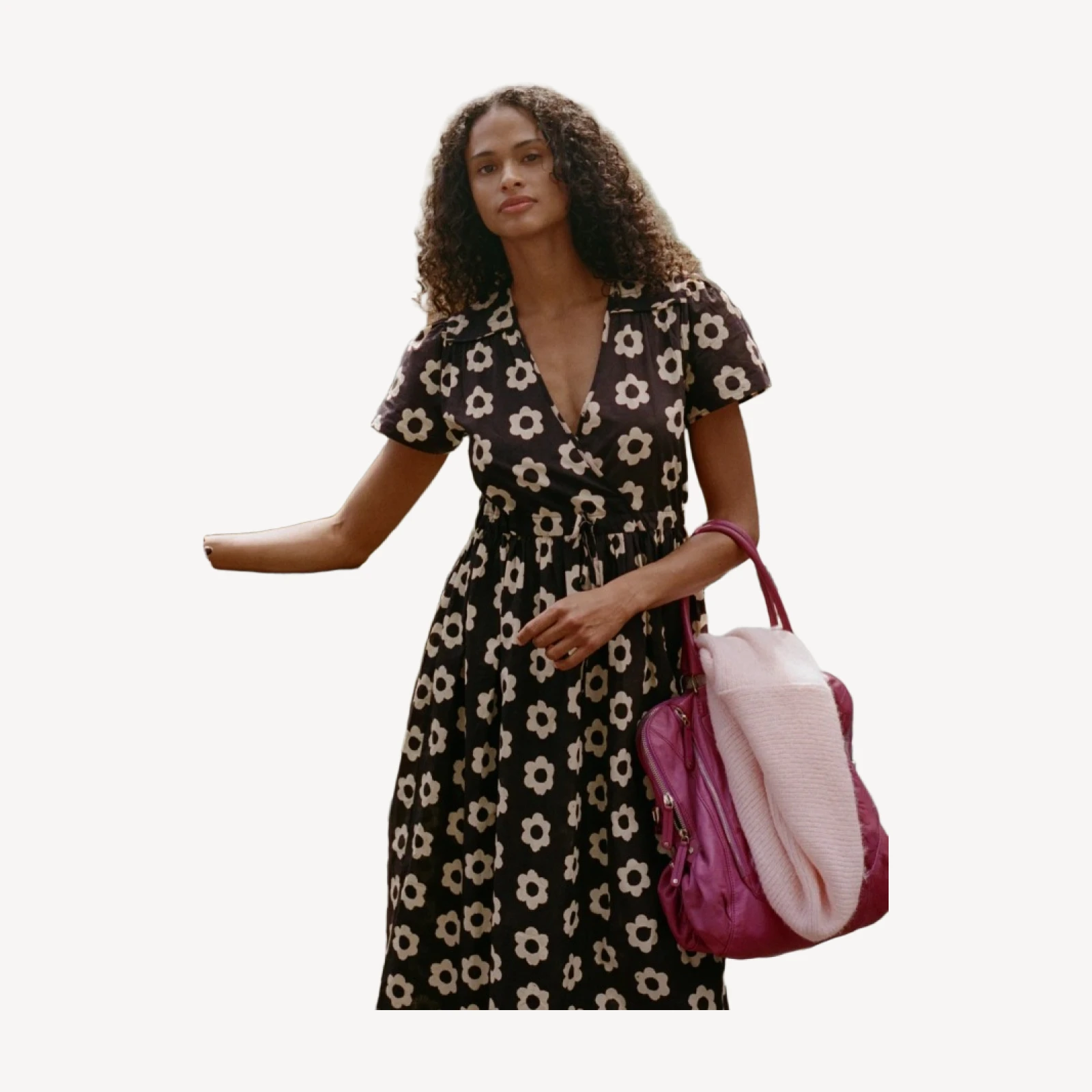 The Dawn Dress Petites | Noir Daisy