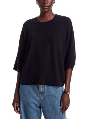 C by Bloomingdale's Cashmere Crewneck Poncho Sweater - Exclusive