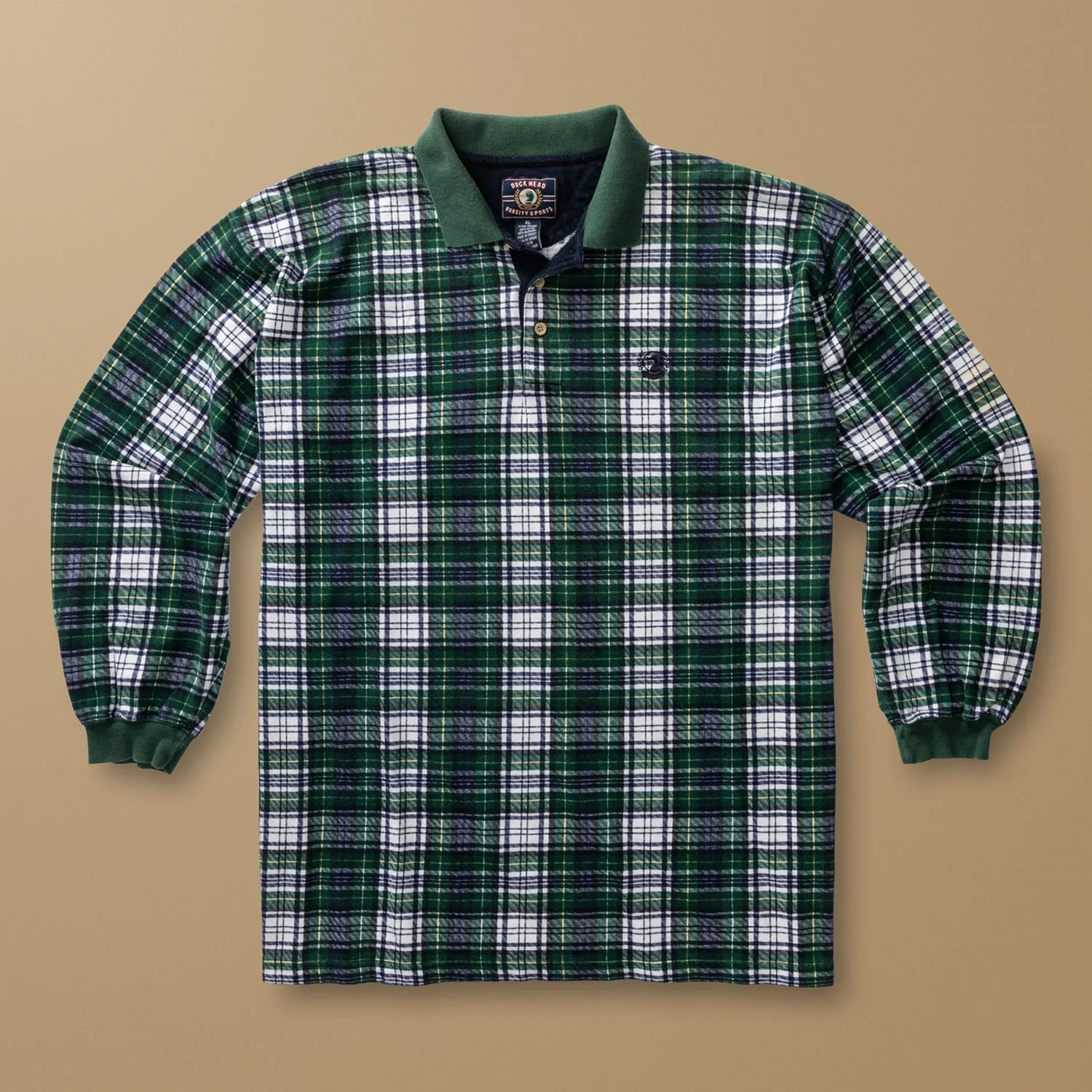Tartan Plaid Polo XL - Duck Head Vintage