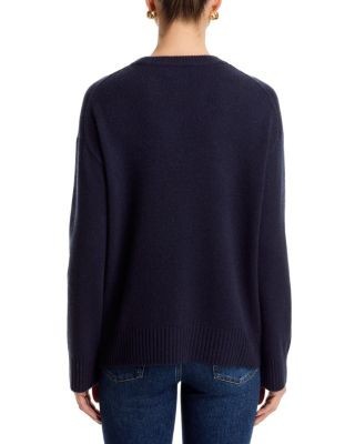 C by Bloomingdale's Cashmere Cashmere Drop Shoulder Crewneck Sweater - Exclusive