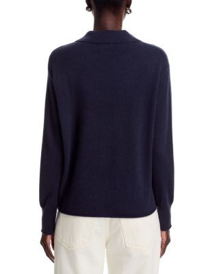 C by Bloomingdale's Cashmere Split Collar Polo Cashmere Sweater, Exclusive