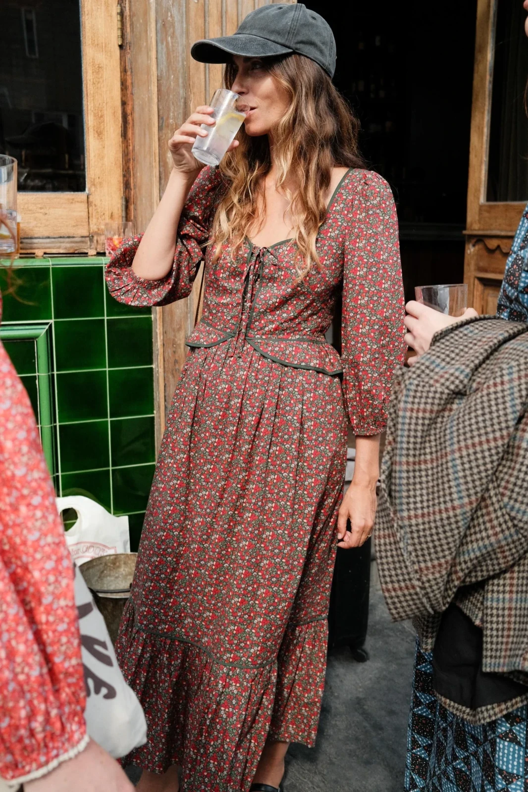 The Narcissa Dress | Evergreen Apple Harvest