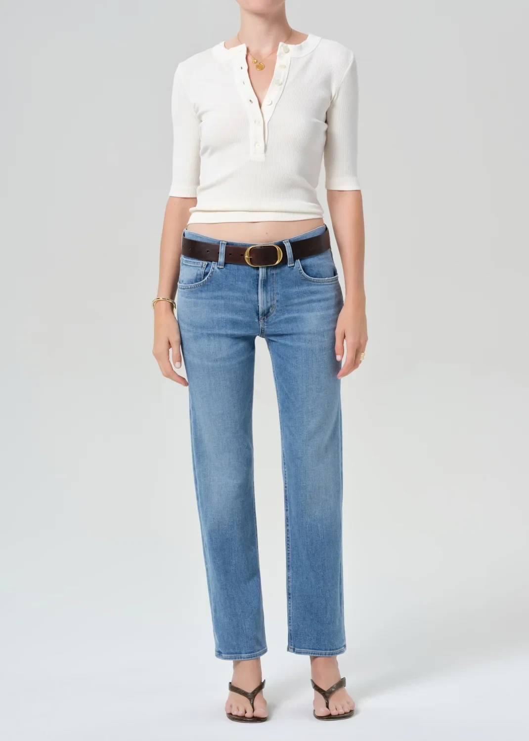 Anissa Straight Leg in Stella